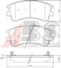 A.B.S. 37381 Brake Pad Set, disc brake